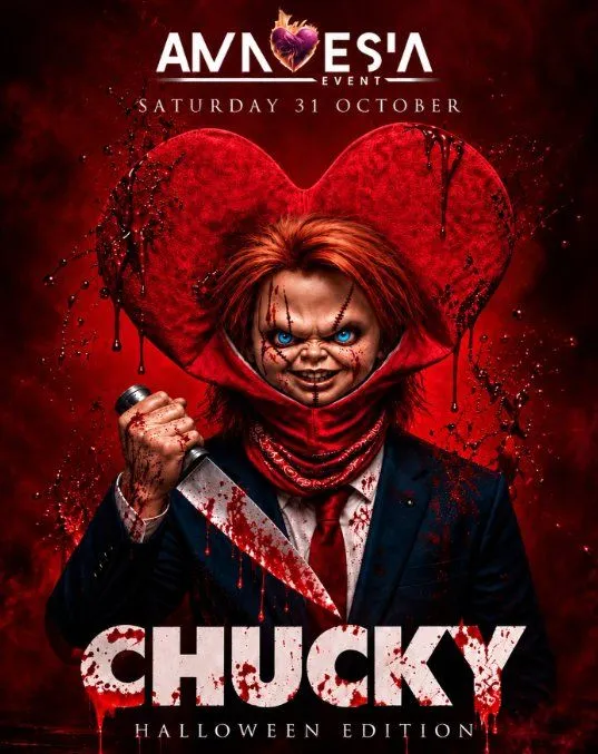 Chucky Halloween Edition: Amnesia Night at Central Club Nicosia