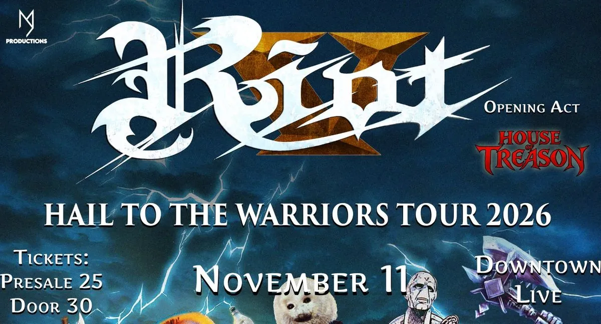 Riot V | House of Treason Live, Downtown Live, Λευκωσία