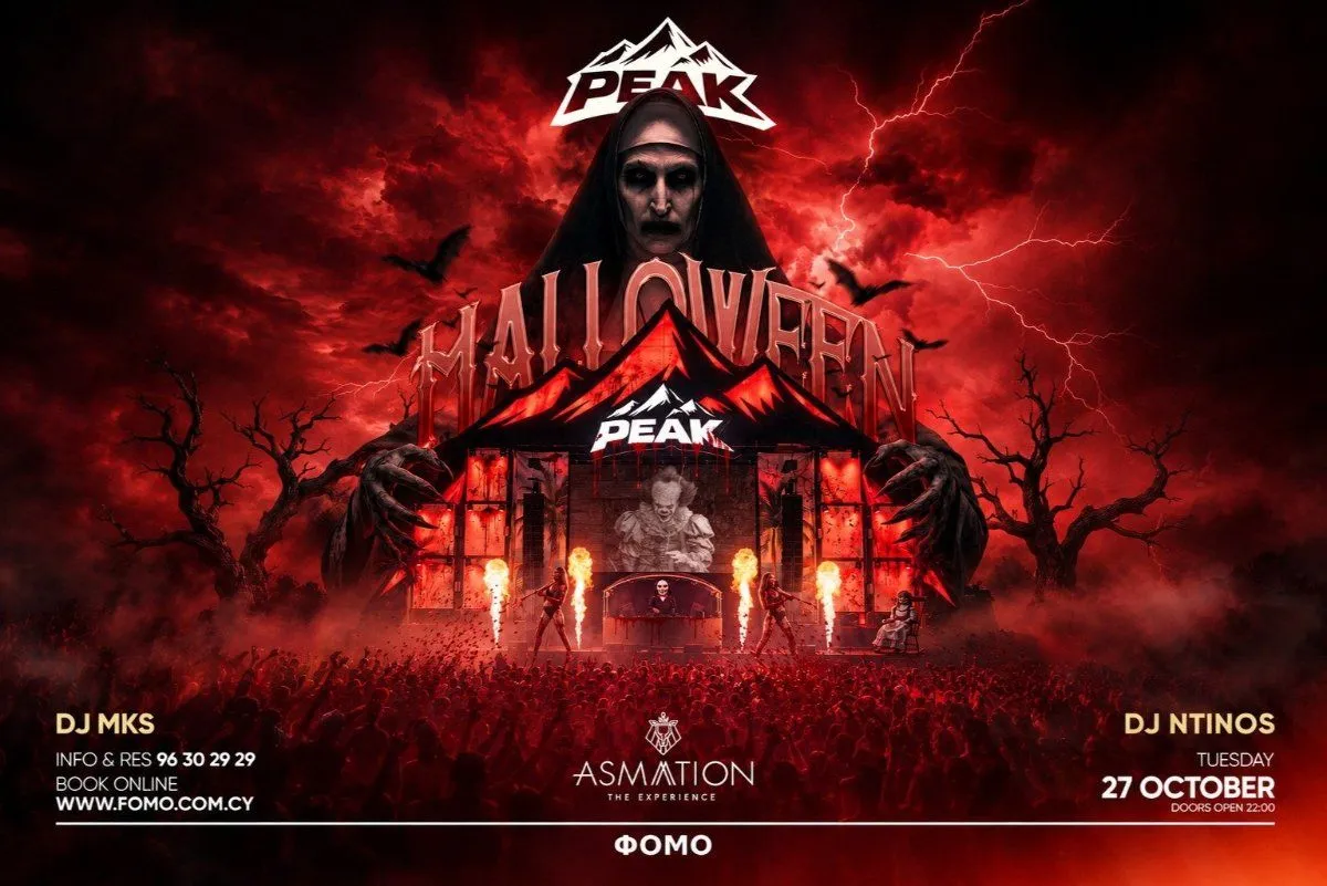 Peak Halloween Edition: DJ Night with MKS & Ntinos in Nicosia