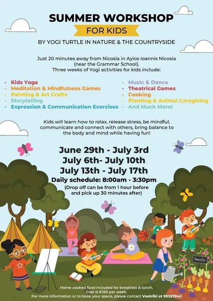 Summer workshops for kids