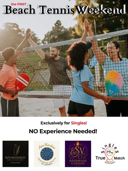 🎾 🏖️ Beach TENNIS Event EXCLUSIVELY for SINGLES!
