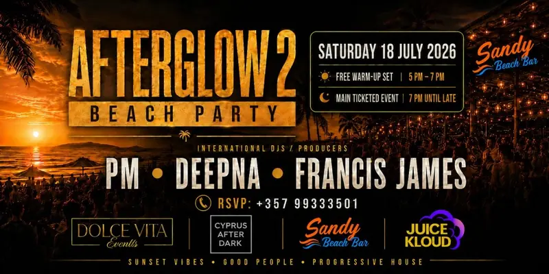 AFTERGLOW 2 — Sunset Beach Party at Sandy Beach