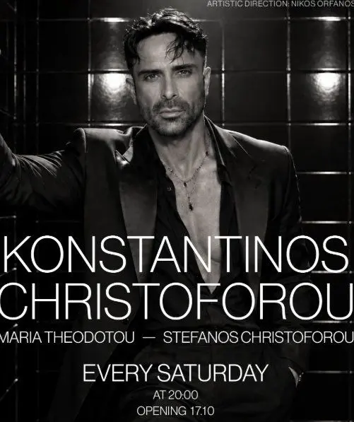 Konstantinos Christoforou: Live on Stage Every Saturday in Nicosia