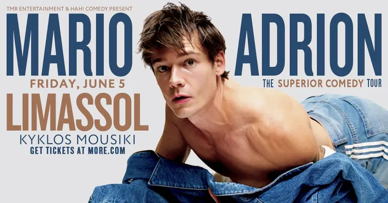 MARIO ADRION (DE) - THE SUPERIOR COMEDY TOUR - 05.06 - LIMASSOL