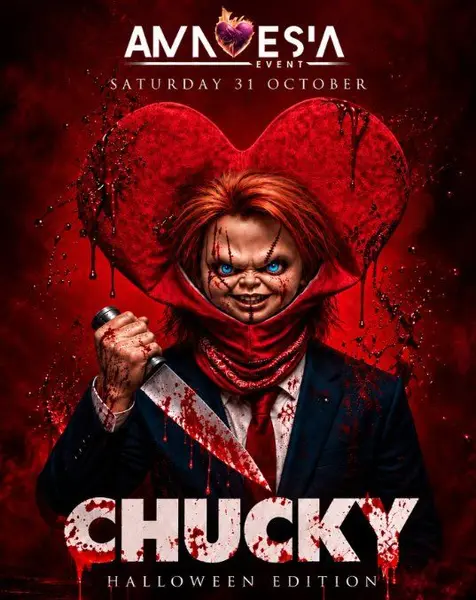 Chucky Halloween Edition: Amnesia Night at Central Club Nicosia