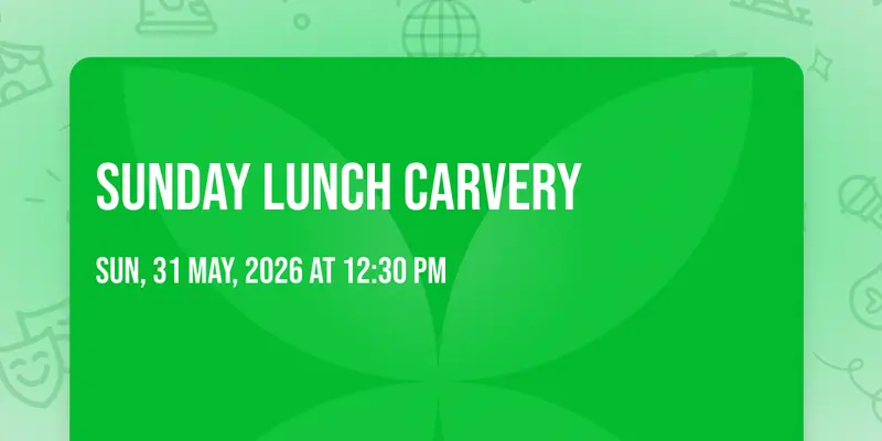 SUNDAY LUNCH CARVERY