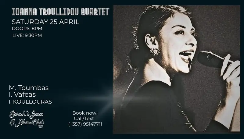 Jazz Night with IOANNA TROULLIDOU QUARTET
