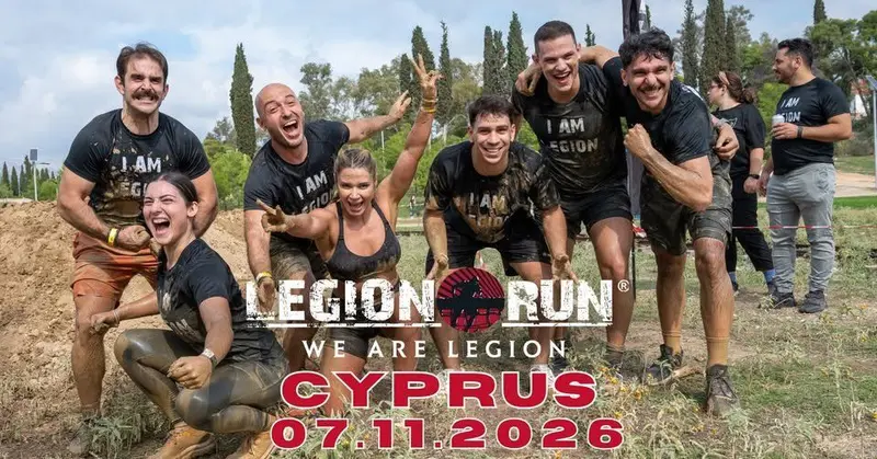 Legion Run Cyprus 2026: Mud Obstacle Race in Cyprus