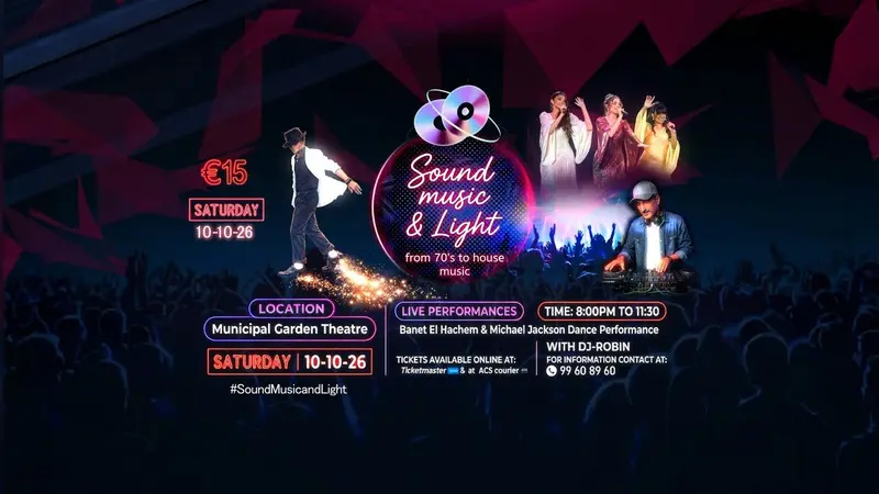 🎵 Sound Music & Light | Live DJ show and stage entertainment | From 70's to House Music