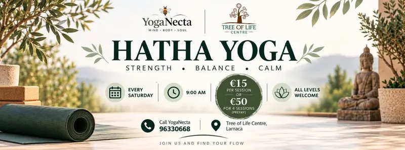 Hatha Yoga at the Tree of Life, Larnaca
