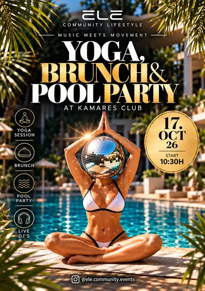 Poolparty, YOGA & Brunch