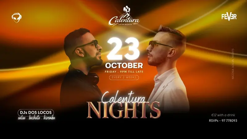 Calentura Nights - 23 October - Workshop by George Kassis