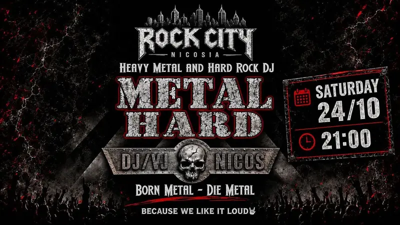 METAL HARD ( Dj Nikos ) at ROCK CITY