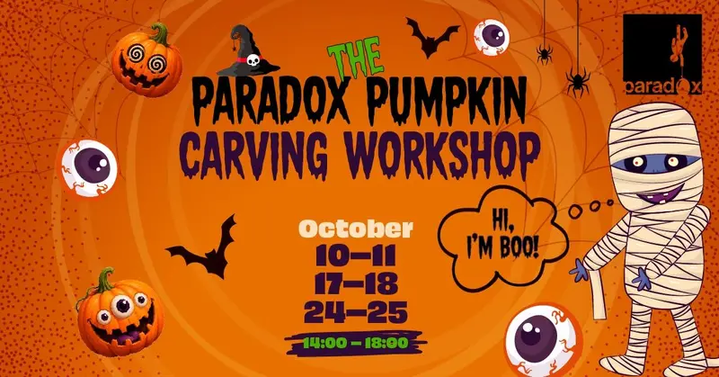 Halloween at Paradox: Illusions, Spooky Fun & Pumpkin-Powered Workshops!
