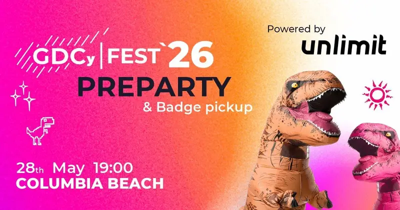 GDCy FEST' 26 Official Pre-Party and Badge Pickup by Unlimit