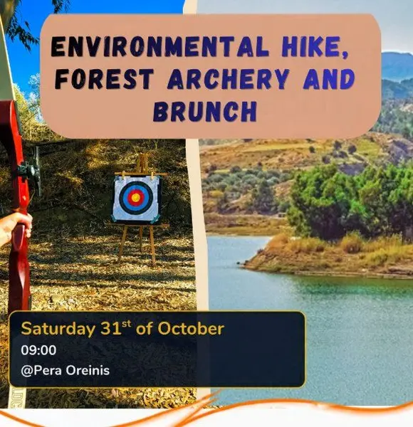 Environmental Hike, Forest Archery and Brunch in Nicosia