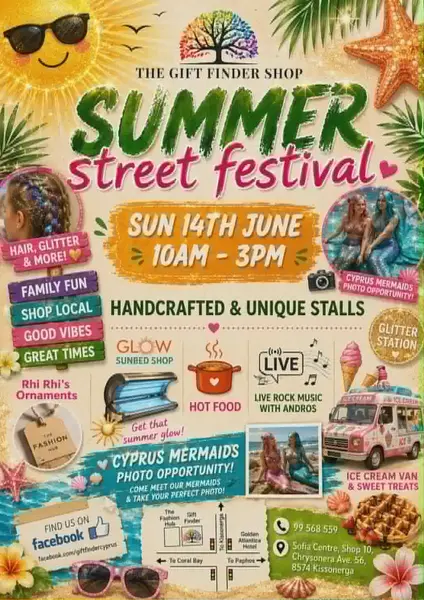 Summer Street Festival with Live Music, Craft Stalls, Food and more