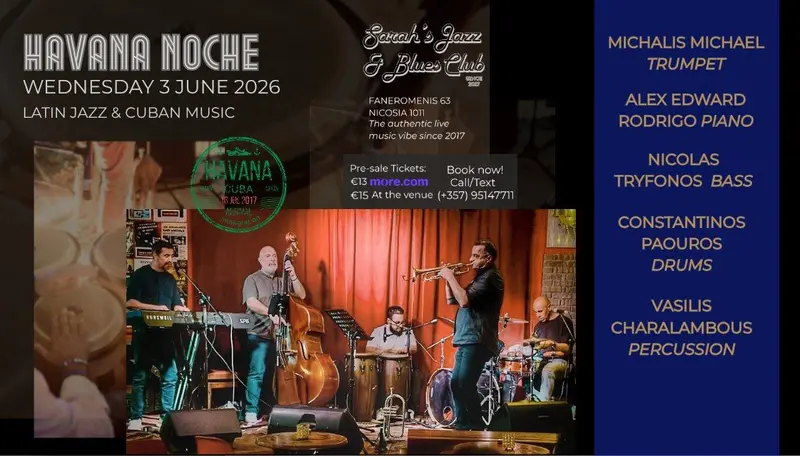 Latin Jazz & Cuban Music with HAVANA NOCHE