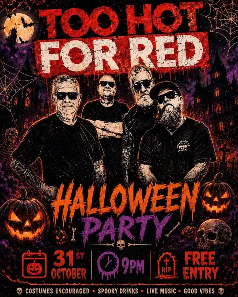 Halloween 🎃 Party Too Hot For Red