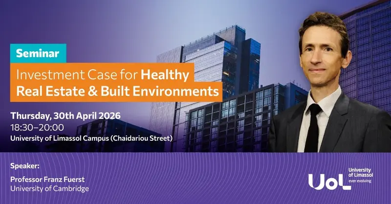 Seminar - Health, Performance and Value: Evidence at Scale for Real Estate and Urban Investment