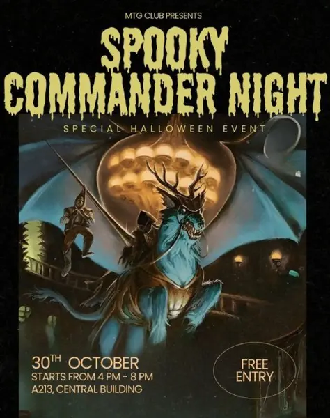 Spooky Commander Night: Halloween MTG Event in Nicosia