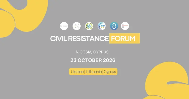 Civil Resistance Forum 2026 in Nicosia