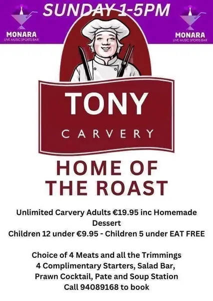 Tony Carvery Every Sunday
