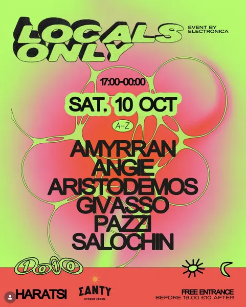 Locals Only at cafe Haratsi