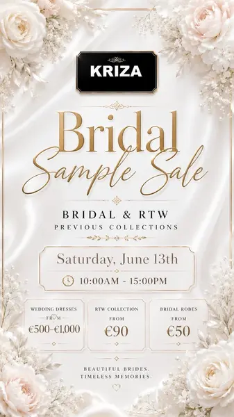 BRIDAL Sample Sale