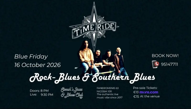 Time Ride Rock-Blues Night 17 October