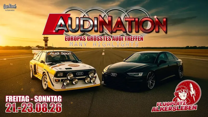 AudiNation 2026 - größtes Audi Treffen in Europa