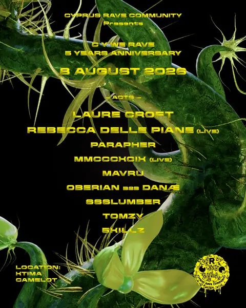 C Y WE RAVE 5 YEARS ANNIVERSARY