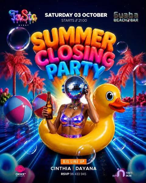 CLOSING SUMMER PARTY @ GUABA