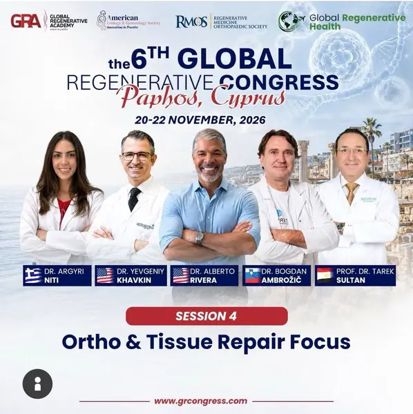 6th Global Regenerative Congress, Paphos, Cyprus — Nov 20–22, 2026.