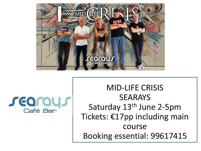 Mid-Life Crisis live at Searasy