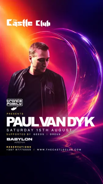 TRANCE FAMILY CYPRUS PRESENTS Paul Van Dyk