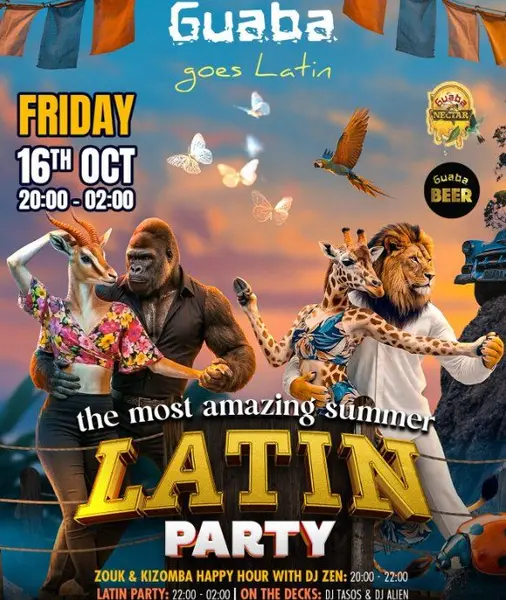 Guaba Goes Latin: Summer Closing Latin Party in Limassol