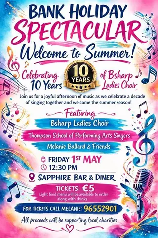 Bank Holiday Spectacular FRI 01 MAY