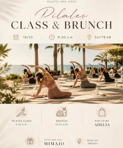 Pilates Class & Brunch: Seaside Morning Experience
