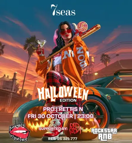 Halloween Edition at 7seas: RnB & Hip-Hop Party in Limassol