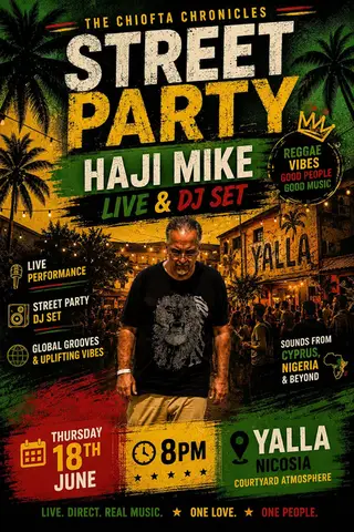 The Chiofta Chronicles Street Party Nicosia Edition @ Yalla