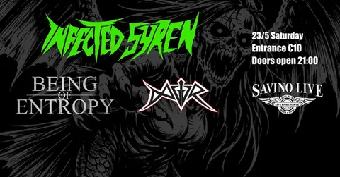Infected Syren + Being Of Entropy + Daggr