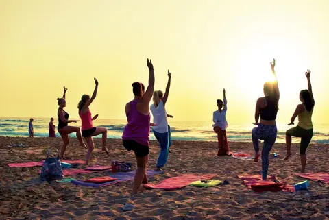 Sunset Yoga Bliss at Sandy Beach - WEDNESDAY 01/07