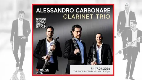 CONCERT: ALESSANDRO CARBONARE CLARINET TRIO