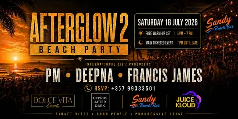 AFTERGLOW 2 — Sunset Beach Party at Sandy Beach