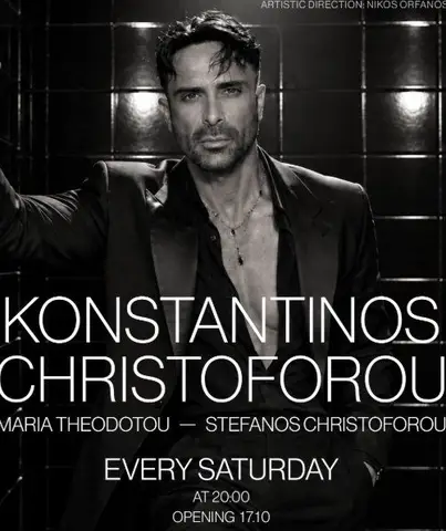Konstantinos Christoforou: Live on Stage Every Saturday in Nicosia
