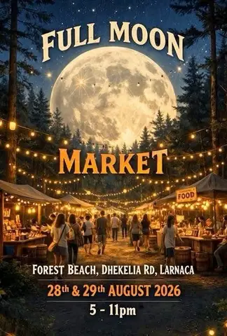 Full Moon Market: Summer Nights Edition at Forest Beach, Larnaca