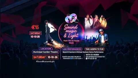 🎵 Sound Music & Light | Live DJ show and stage entertainment | From 70's to House Music