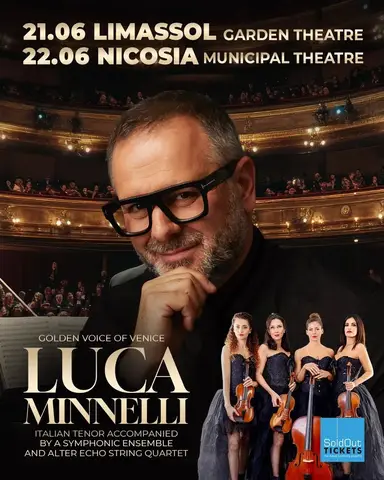 ЛУКА МИННЕЛЛИ LIVE IN CYPRUS WITH SYMPHONIC ORCHESTRA
