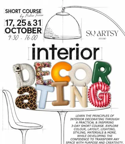 Interior Decorating Short Course by Pedro Ferro in Nicosia